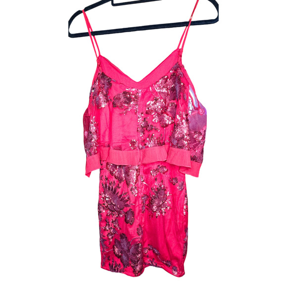 Banjul New red sequin party Valentine dress - Picture 2 of 11